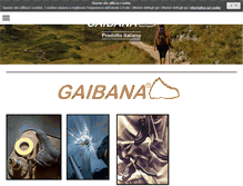 Tablet Screenshot of gaibana.it